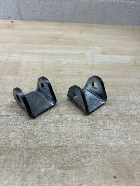 Kinetic MX Weld-On YZ Peg Mounts W/Pin & Spring Kit